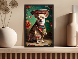 Petite Pooch Panache Fawn Chihuahua Wall Art Poster-Art-Chihuahua, Dog Art, Dog Dad Gifts, Dog Mom Gifts, Home Decor, Poster-4