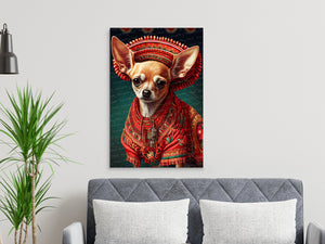 Vibrant Viva Fawn Chihuahua Wall Art Poster-Art-Chihuahua, Dog Art, Dog Dad Gifts, Dog Mom Gifts, Home Decor, Poster-7