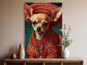 Vibrant Viva Fawn Chihuahua Wall Art Poster-Art-Chihuahua, Dog Art, Dog Dad Gifts, Dog Mom Gifts, Home Decor, Poster-2