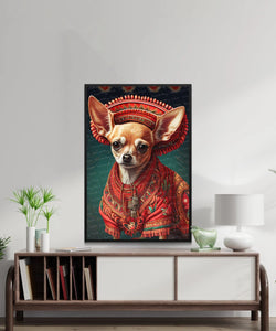 Vibrant Viva Fawn Chihuahua Wall Art Poster-Art-Chihuahua, Dog Art, Dog Dad Gifts, Dog Mom Gifts, Home Decor, Poster-3