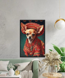 Vibrant Viva Fawn Chihuahua Wall Art Poster-Art-Chihuahua, Dog Art, Dog Dad Gifts, Dog Mom Gifts, Home Decor, Poster-5