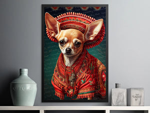 Vibrant Viva Fawn Chihuahua Wall Art Poster-Art-Chihuahua, Dog Art, Dog Dad Gifts, Dog Mom Gifts, Home Decor, Poster-6
