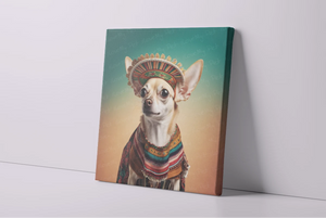 Golden Gaze Fawn Gold Chihuahua Wall Art Poster-Art-Chihuahua, Dog Art, Home Decor, Poster-4