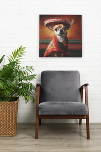 Fiesta Portrait Fawn Red Chihuahua Wall Art Poster-Art-Chihuahua, Dog Art, Home Decor, Poster-8