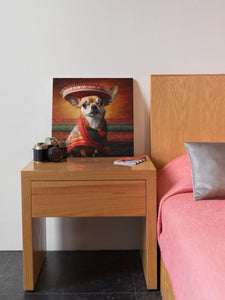 Fiesta Portrait Fawn Red Chihuahua Wall Art Poster-Art-Chihuahua, Dog Art, Home Decor, Poster-7