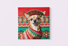 Load image into Gallery viewer, Fiesta de Fawn Red Chihuahua Wall Art Poster-Art-Chihuahua, Dog Art, Home Decor, Poster-3