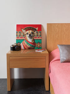 Fiesta de Fawn Red Chihuahua Wall Art Poster-Art-Chihuahua, Dog Art, Home Decor, Poster-7