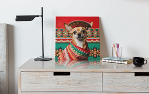 Fiesta de Fawn Red Chihuahua Wall Art Poster-Art-Chihuahua, Dog Art, Home Decor, Poster-6