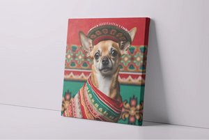 Fiesta de Fawn Red Chihuahua Wall Art Poster-Art-Chihuahua, Dog Art, Home Decor, Poster-4