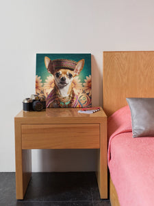Regal Radiance Fawn Red Chihuahua Wall Art Poster-Art-Chihuahua, Dog Art, Home Decor, Poster-7