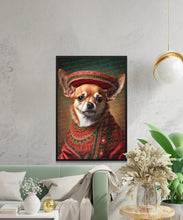 Load image into Gallery viewer, El Elegante Amigo Red Chihuahua Wall Art Poster-Art-Chihuahua, Dog Art, Dog Dad Gifts, Dog Mom Gifts, Home Decor, Poster-5