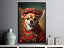 Load image into Gallery viewer, El Elegante Amigo Red Chihuahua Wall Art Poster-Art-Chihuahua, Dog Art, Dog Dad Gifts, Dog Mom Gifts, Home Decor, Poster-6