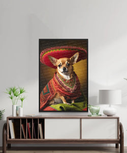 El Pequeño Charmer Red Chihuahua Wall Art Poster-Art-Chihuahua, Dog Art, Dog Dad Gifts, Dog Mom Gifts, Home Decor, Poster-3