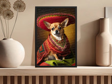 Load image into Gallery viewer, El Pequeño Charmer Red Chihuahua Wall Art Poster-Art-Chihuahua, Dog Art, Dog Dad Gifts, Dog Mom Gifts, Home Decor, Poster-4