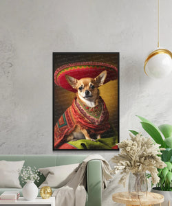 El Pequeño Charmer Red Chihuahua Wall Art Poster-Art-Chihuahua, Dog Art, Dog Dad Gifts, Dog Mom Gifts, Home Decor, Poster-5