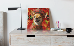 Majestic Portrait Red Chihuahua Wall Art Poster-Art-Chihuahua, Dog Art, Home Decor, Poster-6