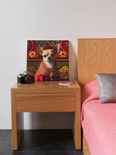 Load image into Gallery viewer, Mexican Tapestry Red Chihuahua Wall Art Poster-Art-Chihuahua, Dog Art, Home Decor, Poster-7