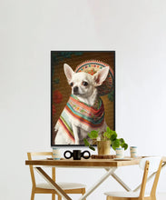 Load image into Gallery viewer, El Elegante Blanco White Chihuahua Wall Art Poster-Art-Chihuahua, Dog Art, Dog Dad Gifts, Dog Mom Gifts, Home Decor, Poster-2