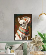 Load image into Gallery viewer, El Elegante Blanco White Chihuahua Wall Art Poster-Art-Chihuahua, Dog Art, Dog Dad Gifts, Dog Mom Gifts, Home Decor, Poster-5