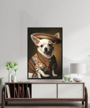 Load image into Gallery viewer, El Pequeño Blanco White Chihuahua Wall Art Poster-Art-Chihuahua, Dog Art, Dog Dad Gifts, Dog Mom Gifts, Home Decor, Poster-3
