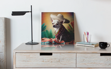 Load image into Gallery viewer, Sombrero Serenade White Chihuahua Wall Art Poster-Art-Chihuahua, Dog Art, Home Decor, Poster-6