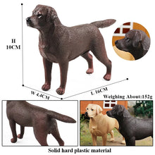 Load image into Gallery viewer, Chocolate Brown Labrador Figurine – Realistic Standing Pose