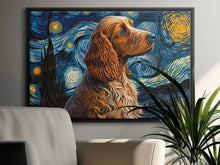 Load image into Gallery viewer, Starry Night Serenade Cocker Spaniel Wall Art Poster-Art-Cocker Spaniel, Dog Art, Dog Dad Gifts, Dog Mom Gifts, Home Decor, Poster-2