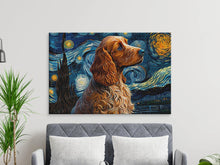 Load image into Gallery viewer, Starry Night Serenade Cocker Spaniel Wall Art Poster-Art-Cocker Spaniel, Dog Art, Dog Dad Gifts, Dog Mom Gifts, Home Decor, Poster-3