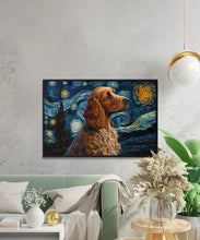 Load image into Gallery viewer, Starry Night Serenade Cocker Spaniel Wall Art Poster-Art-Cocker Spaniel, Dog Art, Dog Dad Gifts, Dog Mom Gifts, Home Decor, Poster-6