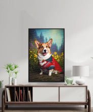 Load image into Gallery viewer, Regal Elegance Corgi Wall Art Poster-Art-Corgi, Dog Art, Dog Dad Gifts, Dog Mom Gifts, Home Decor, Poster-3