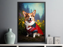 Load image into Gallery viewer, Regal Elegance Corgi Wall Art Poster-Art-Corgi, Dog Art, Dog Dad Gifts, Dog Mom Gifts, Home Decor, Poster-6