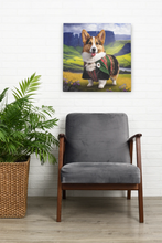 Load image into Gallery viewer, Scottish Serenade Corgi Wall Art Poster-Art-Corgi, Dog Art, Home Decor, Poster-8