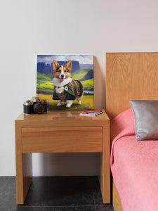 Scottish Serenade Corgi Wall Art Poster-Art-Corgi, Dog Art, Home Decor, Poster-7