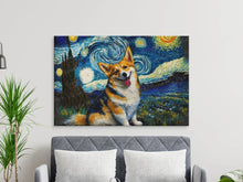 Load image into Gallery viewer, Starry Night Serenade Corgi Wall Art Poster-Art-Corgi, Dog Art, Dog Dad Gifts, Dog Mom Gifts, Home Decor, Poster-7