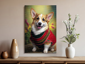 Welsh Splendor Corgi Portrait Wall Art Poster-Art-Corgi, Dog Art, Dog Dad Gifts, Dog Mom Gifts, Home Decor, Poster-8