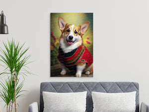 Welsh Splendor Corgi Portrait Wall Art Poster-Art-Corgi, Dog Art, Dog Dad Gifts, Dog Mom Gifts, Home Decor, Poster-7