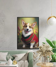 Load image into Gallery viewer, Welsh Splendor Corgi Portrait Wall Art Poster-Art-Corgi, Dog Art, Dog Dad Gifts, Dog Mom Gifts, Home Decor, Poster-4