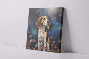 Cosmic Contemplation Beagle Framed Wall Art Poster-Art-Beagle, Dog Art, Home Decor, Poster-4