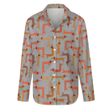 Load image into Gallery viewer, Curvy Dachshund Love Women&#39;s Shirt