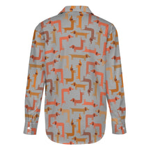 Load image into Gallery viewer, Curvy Dachshund Love Women&#39;s Shirt