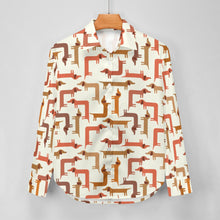 Load image into Gallery viewer, Curvy Dachshund Love Women&#39;s Shirt