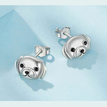 Load image into Gallery viewer, Cutest Golden Retriever Puppy Face Sterling Silver Earrings