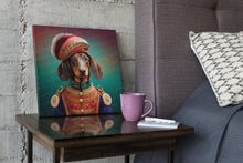 Load image into Gallery viewer, Aristocratic Paws Chocolate Dachshund Wall Art Poster-Art-Dachshund, Dog Art, Home Decor, Poster-4