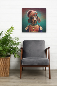Aristocratic Paws Chocolate Dachshund Wall Art Poster-Art-Dachshund, Dog Art, Home Decor, Poster-7