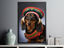 Load image into Gallery viewer, Bavarian Soirée Black Tan Dachshund Wall Art Poster-Art-Dachshund, Dog Art, Dog Dad Gifts, Dog Mom Gifts, Home Decor, Poster-2