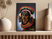 Load image into Gallery viewer, Bavarian Soirée Black Tan Dachshund Wall Art Poster-Art-Dachshund, Dog Art, Dog Dad Gifts, Dog Mom Gifts, Home Decor, Poster-4