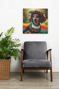 Cultural Tapestry Black Tan Dachshund Wall Art Poster-Art-Dachshund, Dog Art, Home Decor, Poster-8