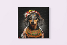 Load image into Gallery viewer, Regal Elegance Black Tan Dachshund Wall Art Posters - 2 Designs-Art-Dachshund, Dog Art, Home Decor, Poster-3
