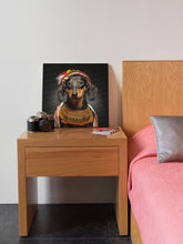 Load image into Gallery viewer, Regal Elegance Black Tan Dachshund Wall Art Posters - 2 Designs-Art-Dachshund, Dog Art, Home Decor, Poster-11