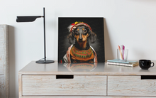 Load image into Gallery viewer, Regal Elegance Black Tan Dachshund Wall Art Posters - 2 Designs-Art-Dachshund, Dog Art, Home Decor, Poster-12
